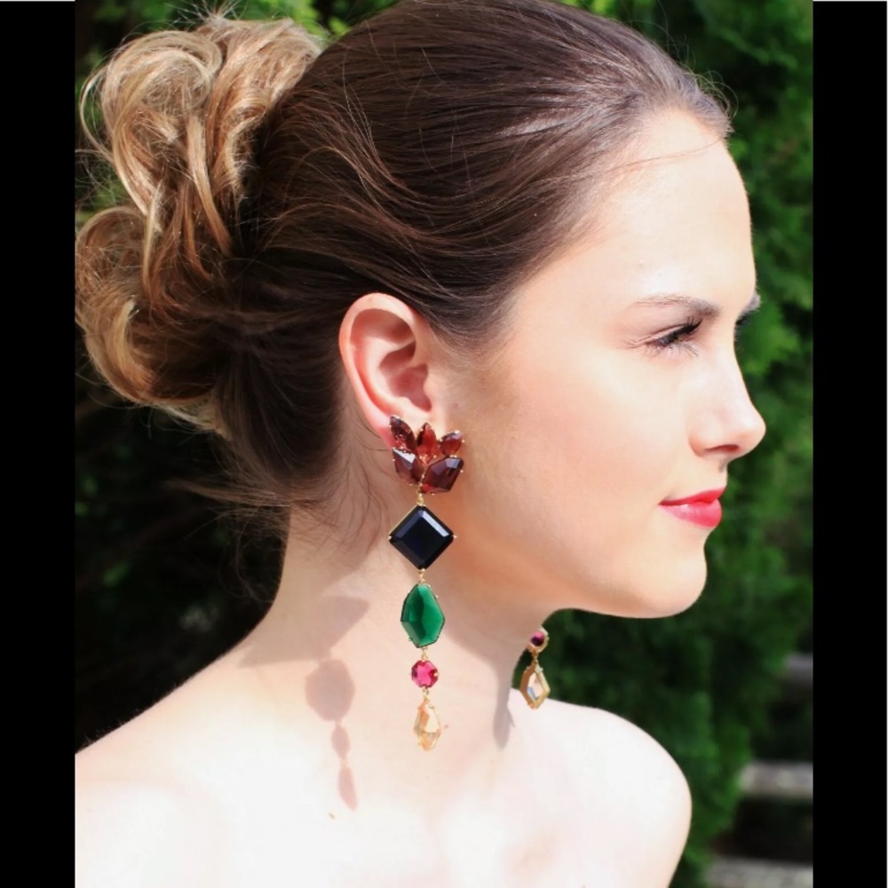 Last 1 ♠️ Kate Spade New York Rock It Statement Earrings - Picture 4 of 11